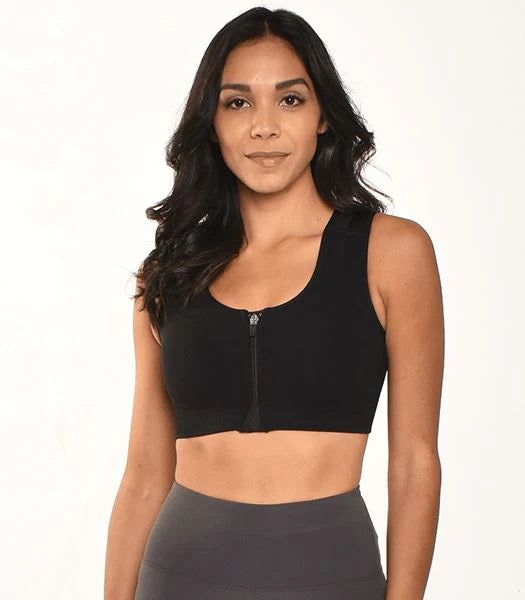RectivaME Zipper Posture Sports Bra For Women